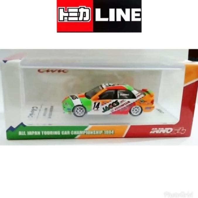 INNO64 MODELS 1/64 HONDA CIVIC FERIO #14 JACCS JTCC 1994