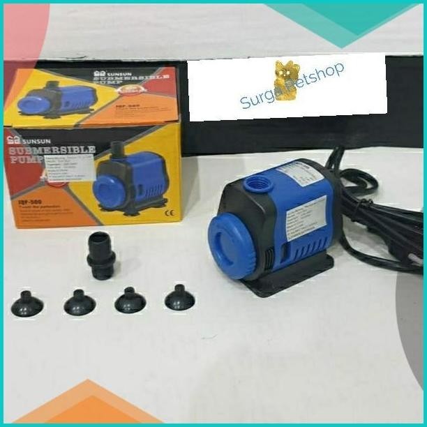 Pompa Celup SUNSUN JQP 500 low watt pompa kolam ikan aquarium akuarium