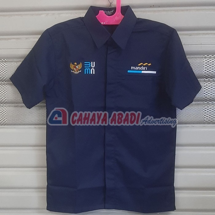 Promo Kemeja Bumn Bank Mandiri Seragam Bumn Bank Mandiri Navy