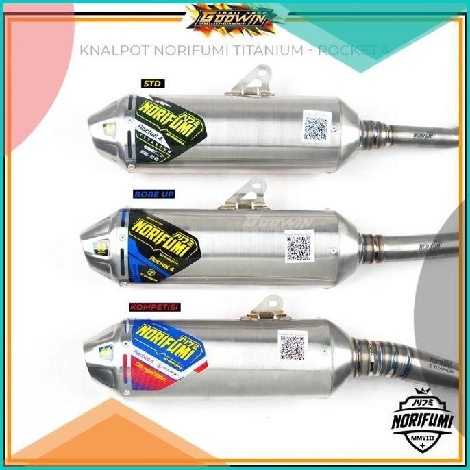 nalpot Norifumi Rocket 4 TITANIUM STANDART BOER UP KOMPETISI CRF KLX 1