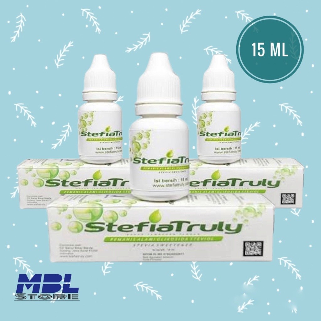 

Stevia Truly Gula Stefia / Pemanis Ala Stevia / Gula Tetes 15 Ml