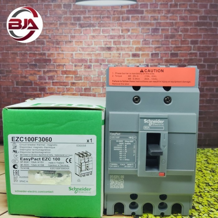 MCCB SCHNEIDER EZC100F 60A