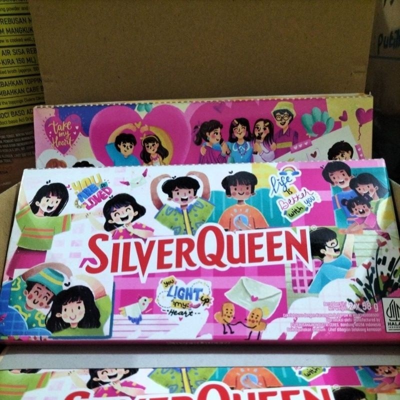 

V2B COD SILVERQUEEN BERUANG LOVE CHUNKY BEAR (330GR) & SILVERQUEN CASHEW BUY 1 GET 1 (2X58GR) BELI 1