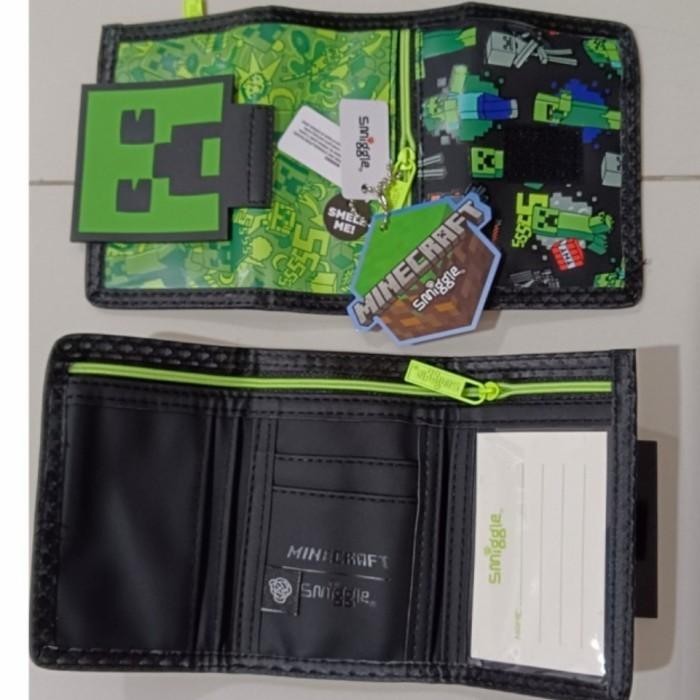Smiggle Dompet Minecraft Ori/ Wallet Minecraft/ Kado/Dompet Anak Laki