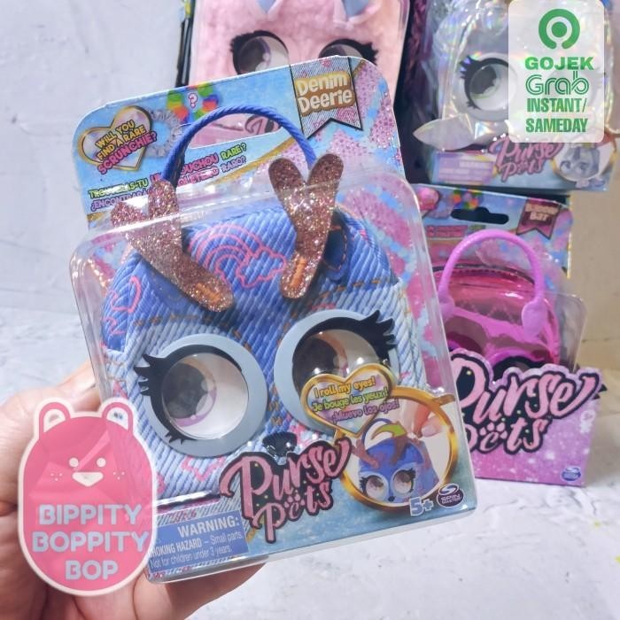 Purse Pets Micro, Collectible Mini Purse - Denim Deerie