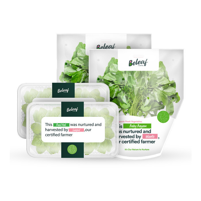 

Beleaf Farms Italian Stallion (2 Baby Bayam, 2 Basil Itali)