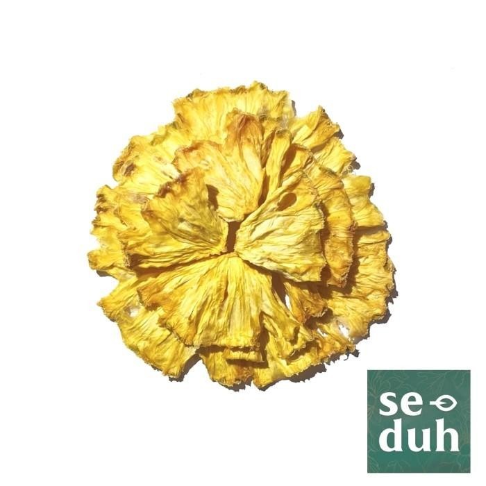 

TERBAIK! BUAH NANAS KERING / DEHYDRATED PINEAPPLE DRIED FRUIT 60 GRAM
