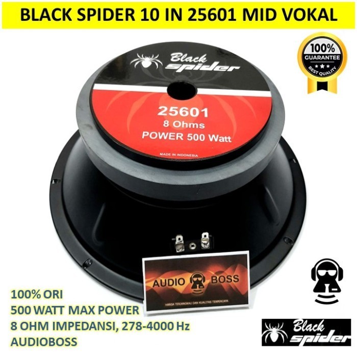 Speaker 10" Black Spider 25601 Mid Vokal Line Array 10 Inch