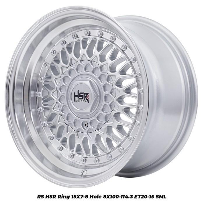 VELG PELEK BBS RS : RS HSR R15 BUAT MOBIL LUBANG BAUT 4 : VIOS, XENIA