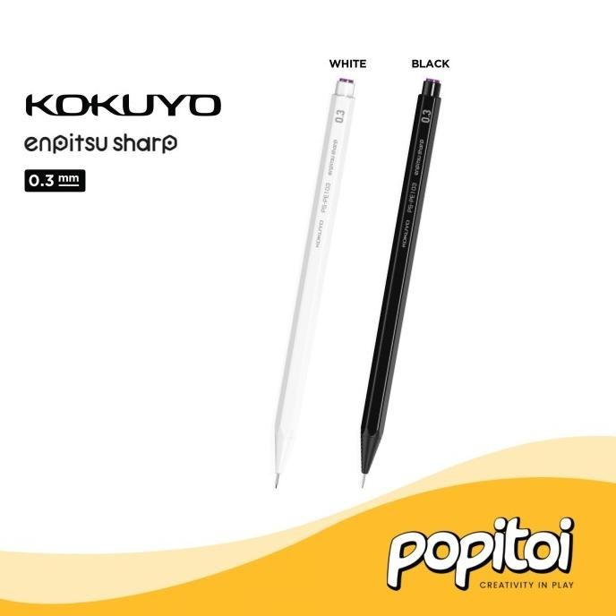 

Recomend Kokuyo Enpitsu Mechanical Pencil 0.3 0.5 0.7 0.9 1.3 mm Pensil Mekanik - 0.7, White