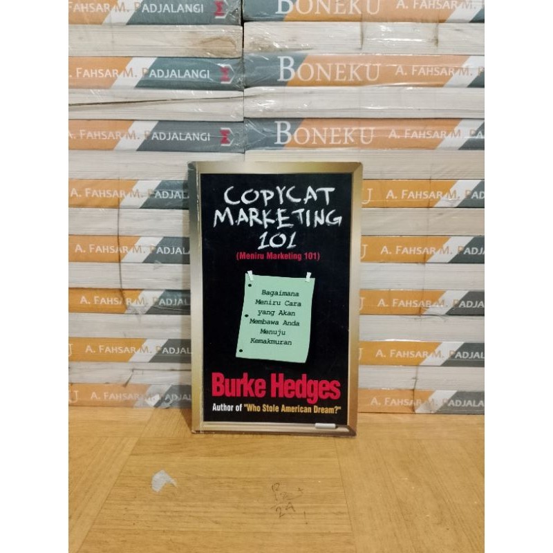 BUKU ORIGINAL - CIPYCAT MARKETING 101 MENIRU MARKETING 101