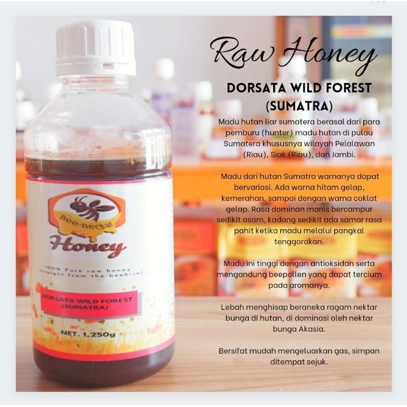 

RAW HONEY MADU ASLI MURNI BEE NECTAR 1,250 GR