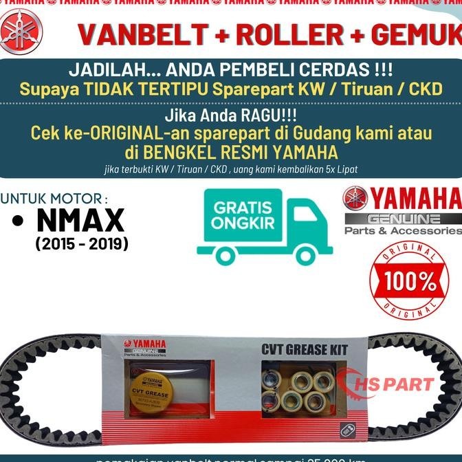 Vanbelt Nmax Original Vanbelt Nmax Old Roller Nmax Ori Vbelt Nmax Ori