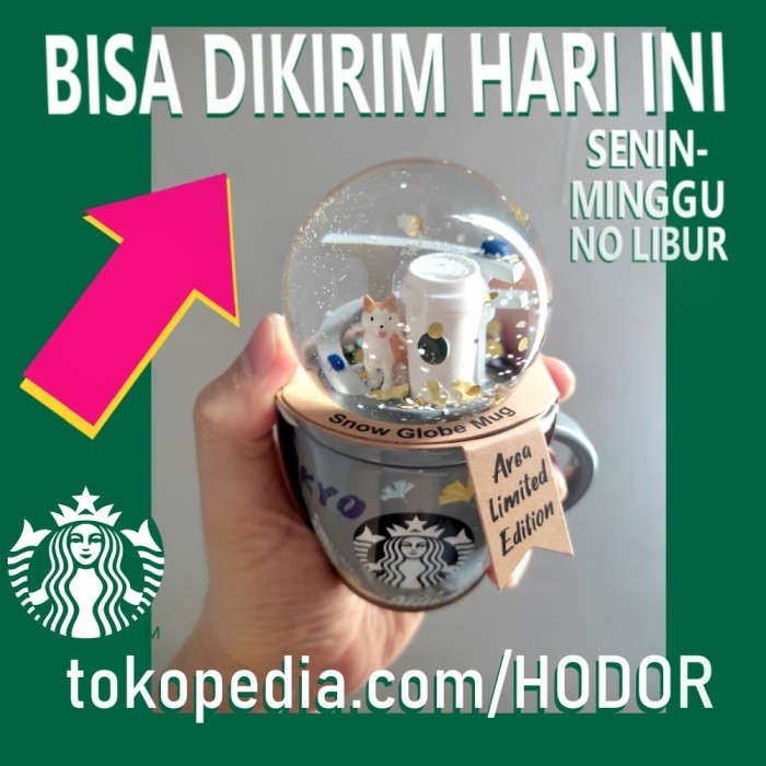 Starbucks Japan Tokyo Been There Series BTS Tumbler Mug Snowglobe