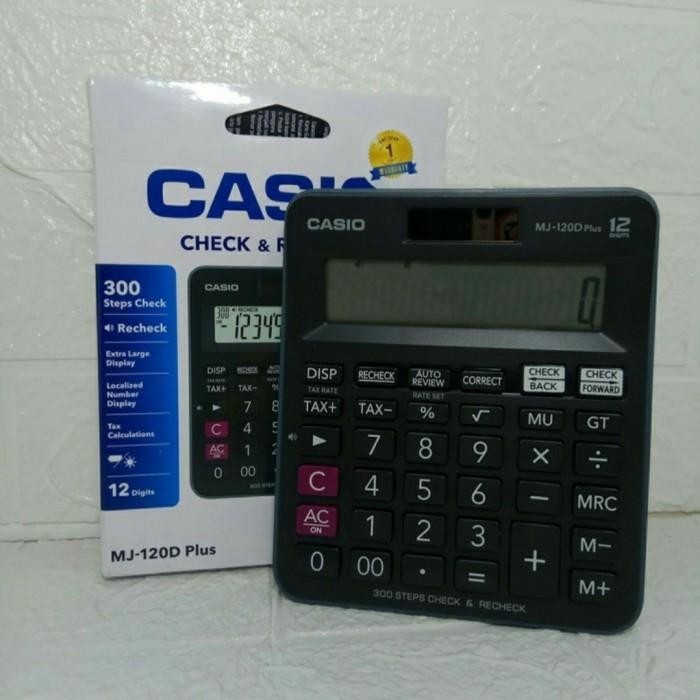 

Kalkulator Check & Correct Casio Mj 120D Plus / Calculator Cek Ulang