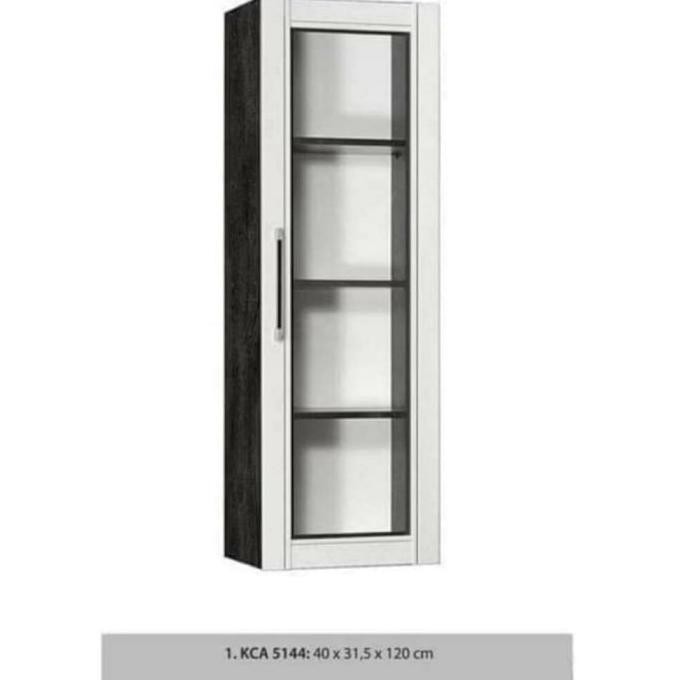 Best Sales Rak Piring Lemari Gantung Dapur Kitchen Set Atas Pintu 1 Kaca 5144 Terbaik