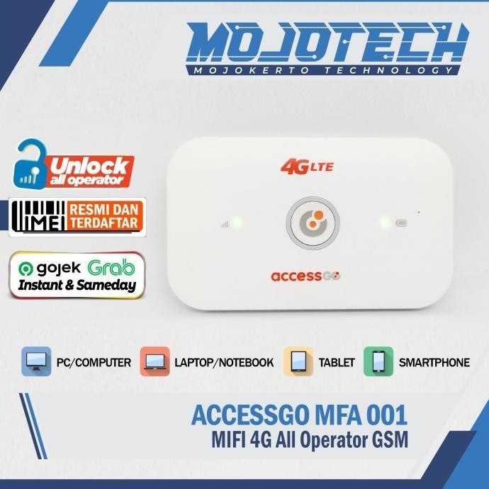 BARANG TERLARIS ACCESSGO MIFI MFA-001 4G All Operator GSM + SMARTFREN