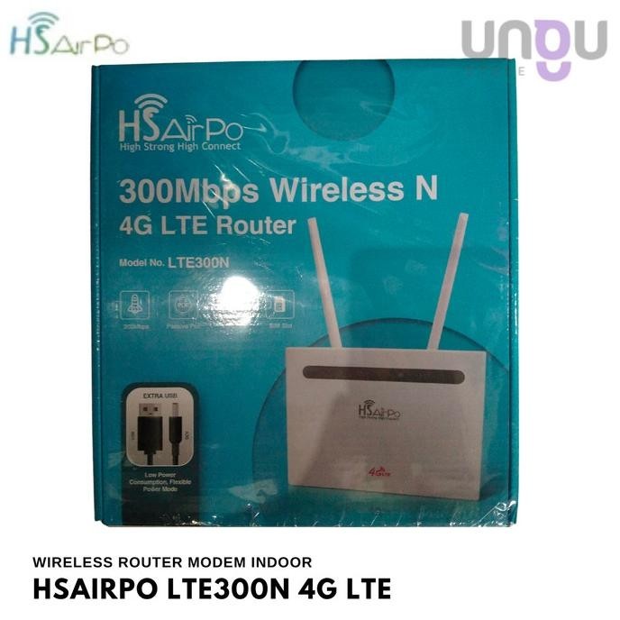 BARANG TERLARIS Modem 4G Portable HSAirpo LTE300 4G LTE 300Mbps Wireless N Router Mode