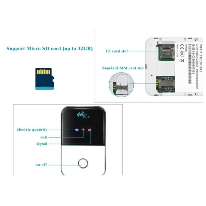BARANG TERLARIS SMARTCOM Modem Wifi MF903 4G LTE Unlock All Operator