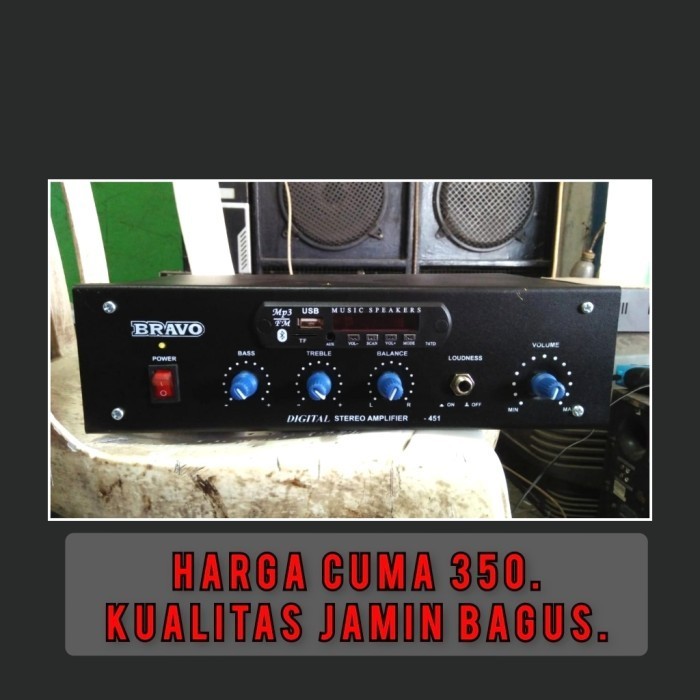 Terlaris Power Amplifier Rakitan 5 Amper Bluetoth Karaoke