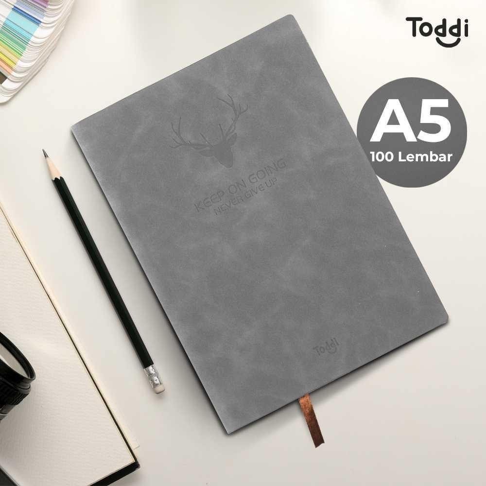 

Toddi Buku Catatan Harian Notebook Diary Cover Kulit 100 Lembar - CW-5026