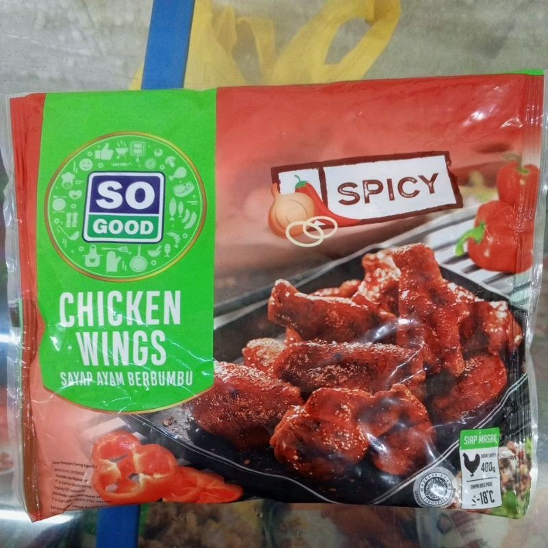 

So GOOD SPICY WING/ NUGGET /AYAM SPICY WING 400gr