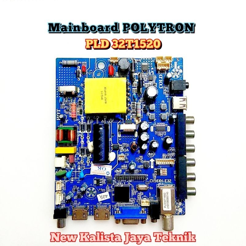 MB POLYTRON PLD 32T1520 ORIGINAL CV56XH-E32 MB 32T1520 MOTHERBOARD 32T1520 MB POLYTRON 32T1520 MAINB