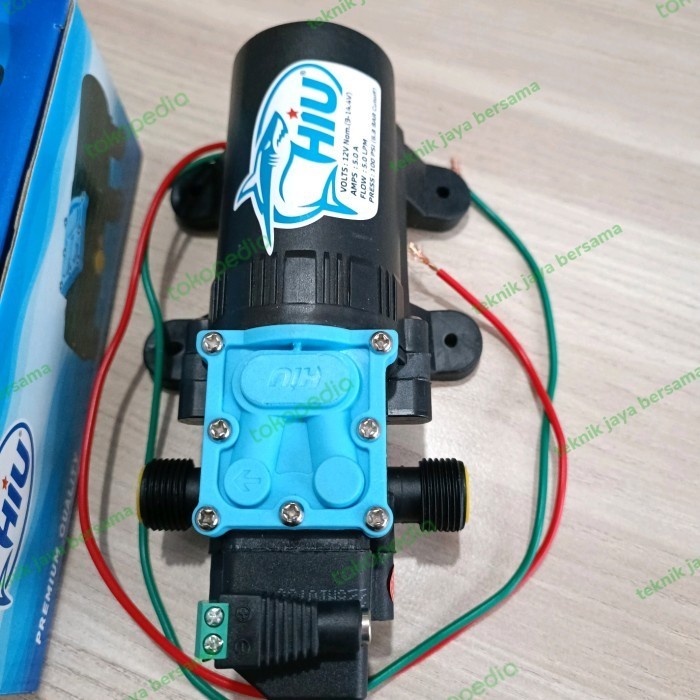 Dinamo Pump Hiu 12V 5A 100 Psi Drat - Drat Original Hiu