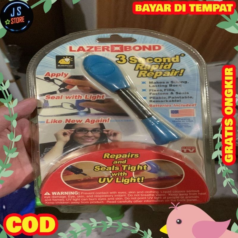 

HOT Lazerbond 3 Second Lem - Fix Lem Sinar UV Multifungsi SD29
