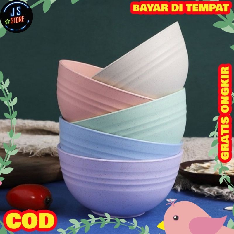 PROMO Mangkok Jerami Gandum - Mangkok Sereal Jerami SD48 Packing Aman