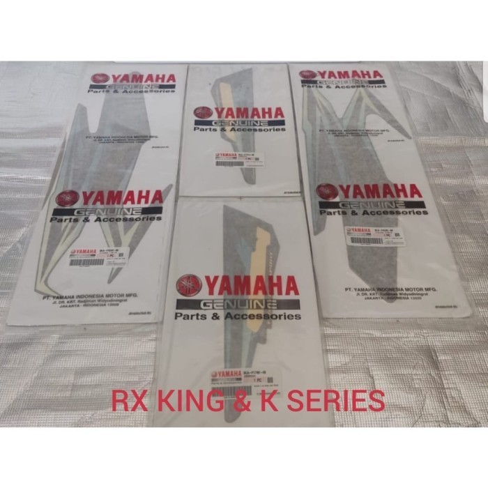 LIST#STRIPING YAMAHA RX KING 2005 BIRU ORIGINAL YGP