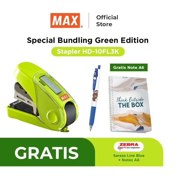 

Terlaris Max Stapler Hd-10Fl3K Light Green