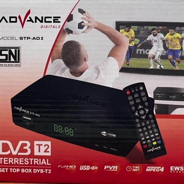 Setup Box Tv Digital Receiver Erima Siaran Full Hd Stp-A02
