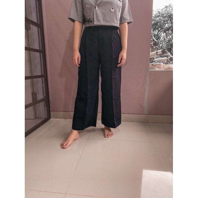 [ONLINE EXCLUSIVE] GU CULLOTES BY UNQ KULOT WANITA PANJANG FORMAL MURAH