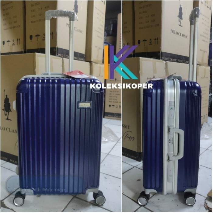 Koper Import Polo Classic Pc Box No Zipper Ukuran Bagasi 24 Inch