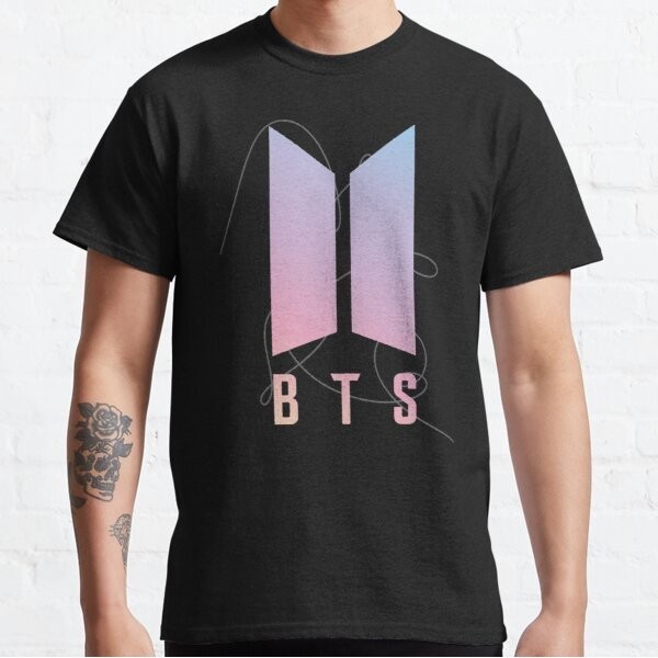 Baju Kaos BTS Logo Classic