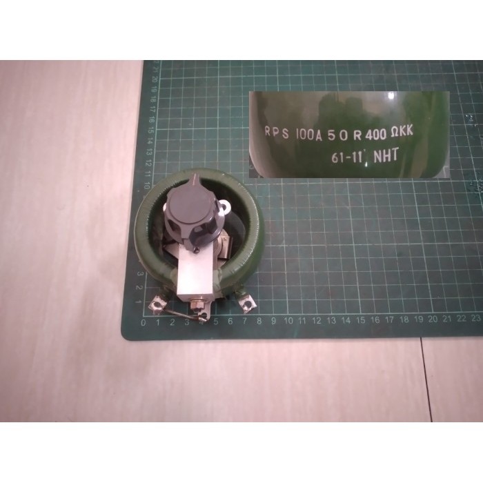 Resistor WIREWOUND Disk Resistor Dummy load/Tahanan Geser 400 Ohm