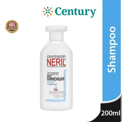 Neril Shampoo Anti Dandruff Shield 200mL / Shampoo Anti Ketombe / Shampo Rambut Rontok / Kebotakan