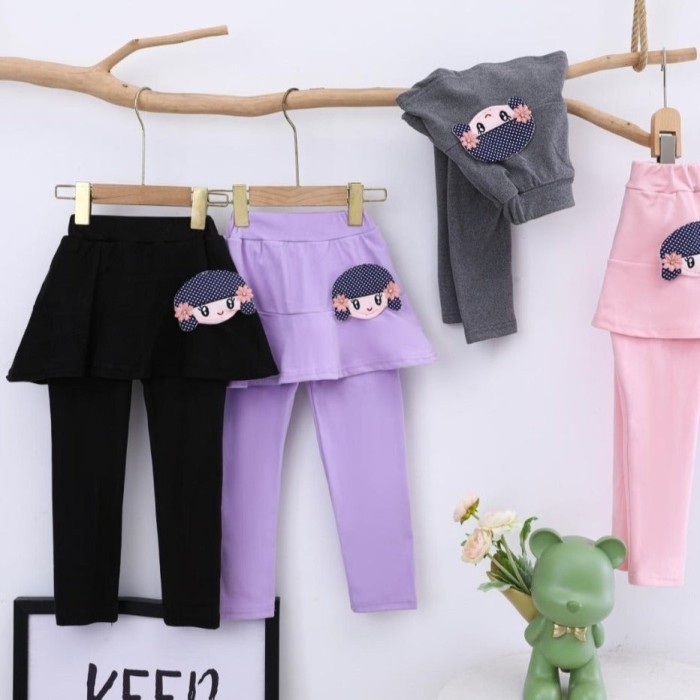 [001421] - Bawahan Celana Rok Legging Anak Perempuan- Head Girl