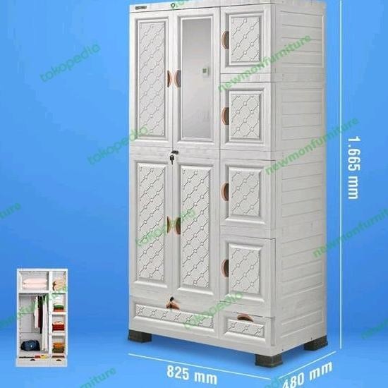 Lemari Pakaian Plastik Napoly Xanexa