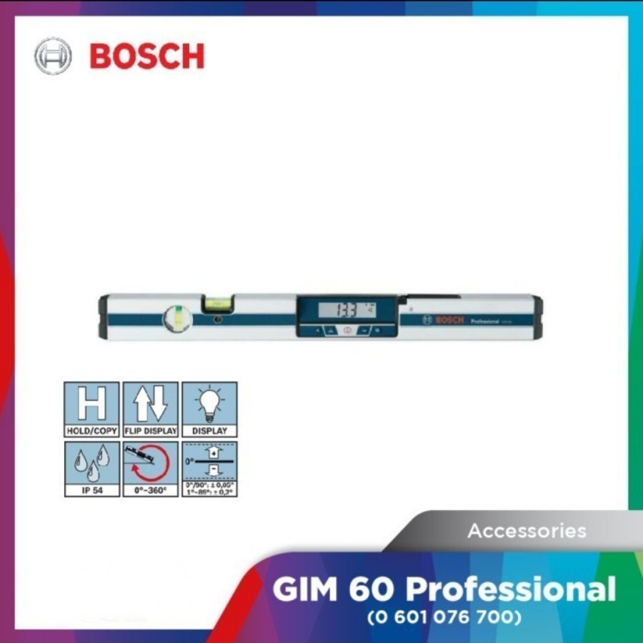 Bosch GIM 60 Pengukur Kemiringan Digital Waterpass