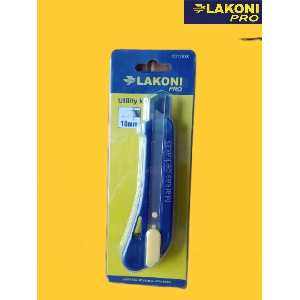 

LAKONIpro Pisau Cutter 18 mm Heavy Duty Lakoni Pro