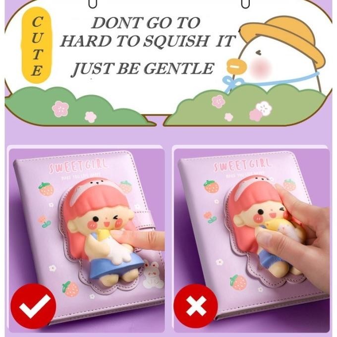 

Diskon Buku Notebook Squishy, Buku Catatan Diary Squishy 3D Kartun Lucu Anak