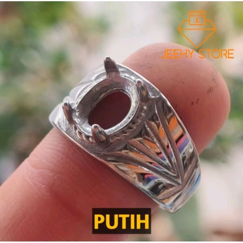 Ring Cincin Titanium Oval 10x12 Anti Luntur