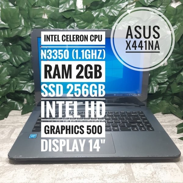 [NBR] LAPTOP ASUS X441NA RAM 2GB SSD 256GB BEKAS