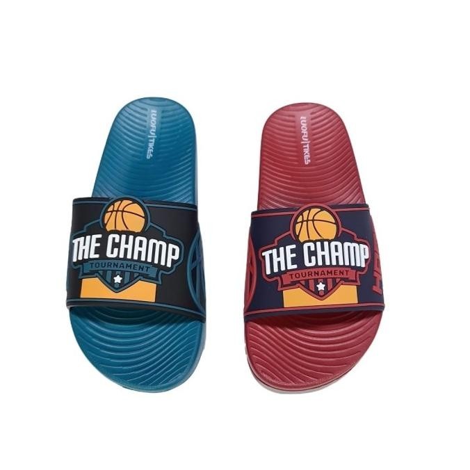 Jelly Sandal Anak Selop Sendal Cowok Laki Laki Luofu E7181A03Bl Pengiriman Cepat