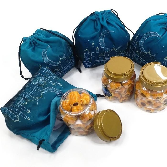 

Pouch Serut Bungkus Hampers Gift Kue Nastar Kering Idul Fitri Lebaran 094