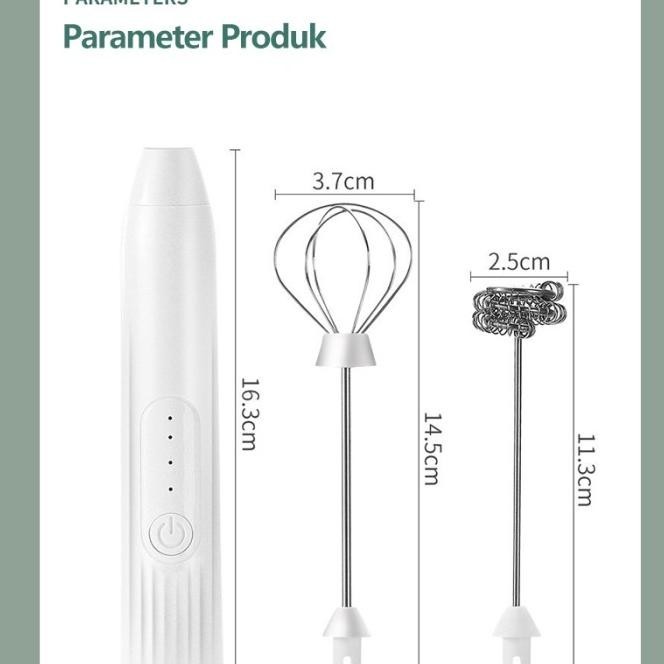 HAND MIXER MINI PENGADUK KOPI ELEKTRIK KOCOKAN KOPI PENGADUK MINUMAN | TOKOMAHARANIY