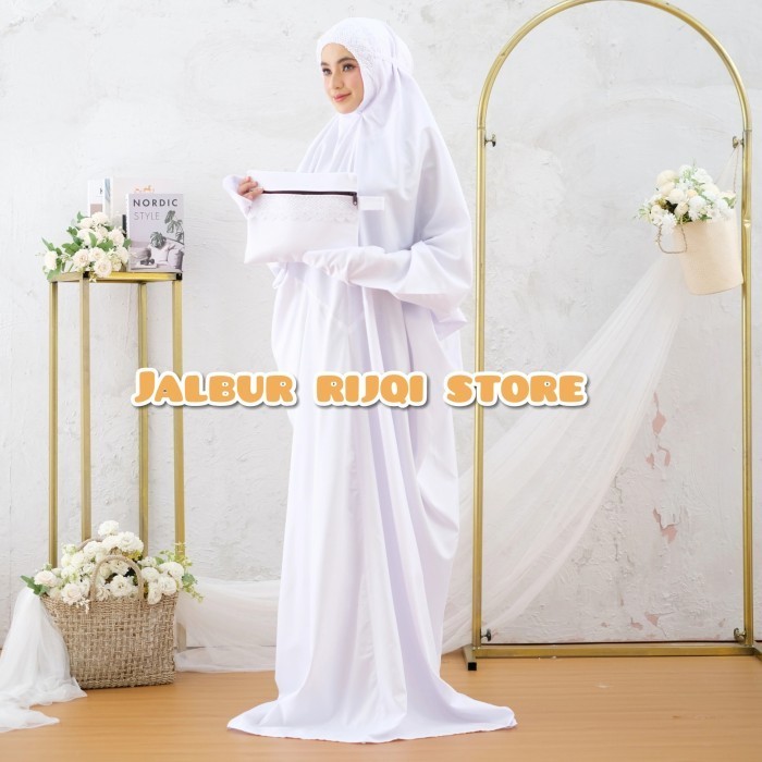 COD Mukena Terusan Mikro Renda khadijah