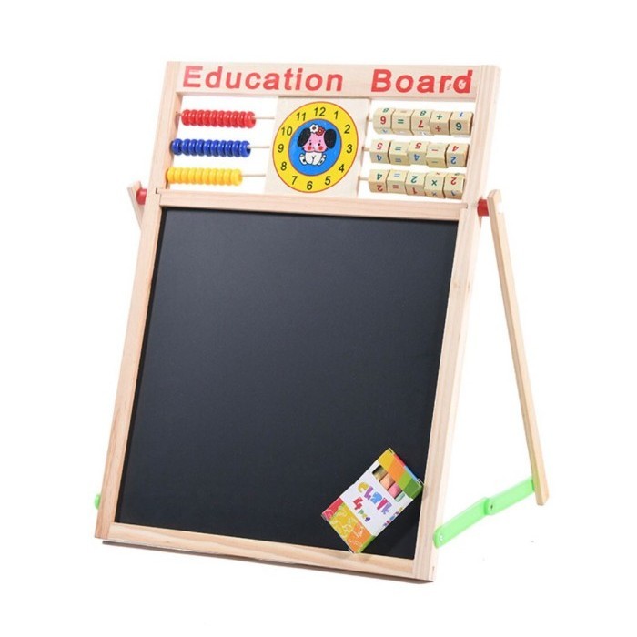 

Papan Tulis Magnetic 2 In 1 Black + Whiteboard - Papan Tulis 2 Sisi